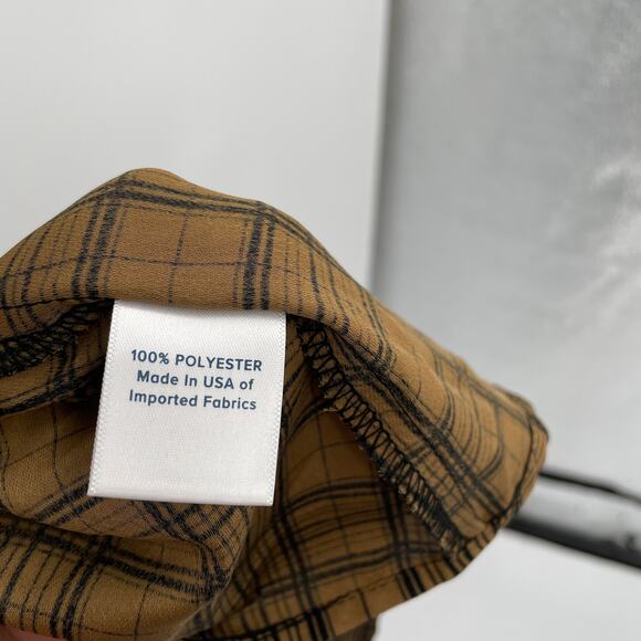 EVEREVE NWT Allison Joy Ryan Plaid Lace Cami Tank // M - Picture 4 of 8